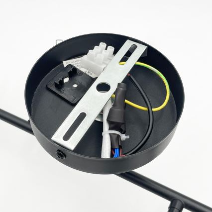 Brilagi - Lustre de tecto sobreposto MALONY 4xE14/20W/230V preto