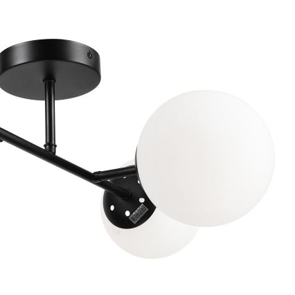 Brilagi - Lustre de tecto sobreposto MALONY 4xE14/20W/230V preto