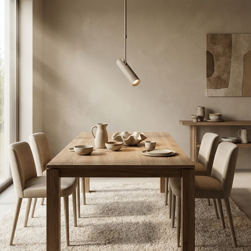 Brilagi - Lustre de teto com haste SELE 1xGU10/30W/230V bege