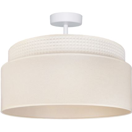 Brilagi - Lustre de teto de montagem direta PADOVA 1xE27/60W/230V Ø 40 cm cor creme