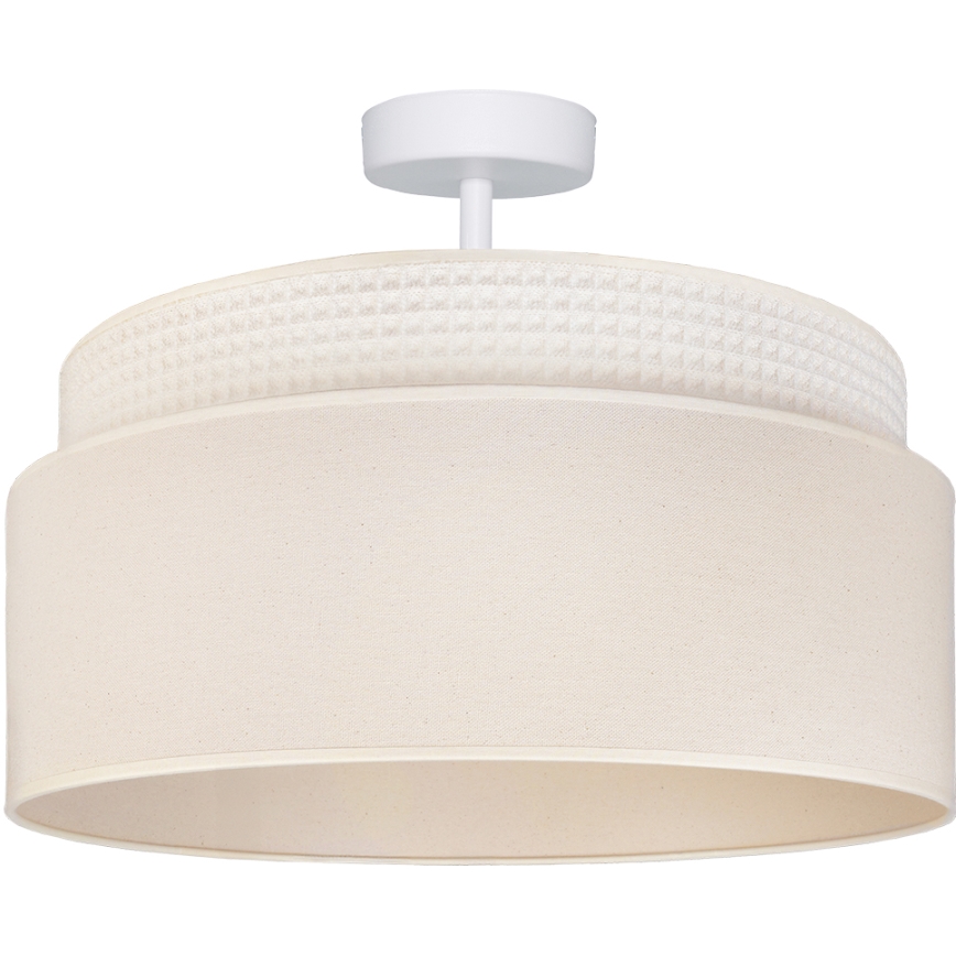 Brilagi - Lustre de teto de montagem direta PADOVA 1xE27/60W/230V Ø 40 cm cor creme