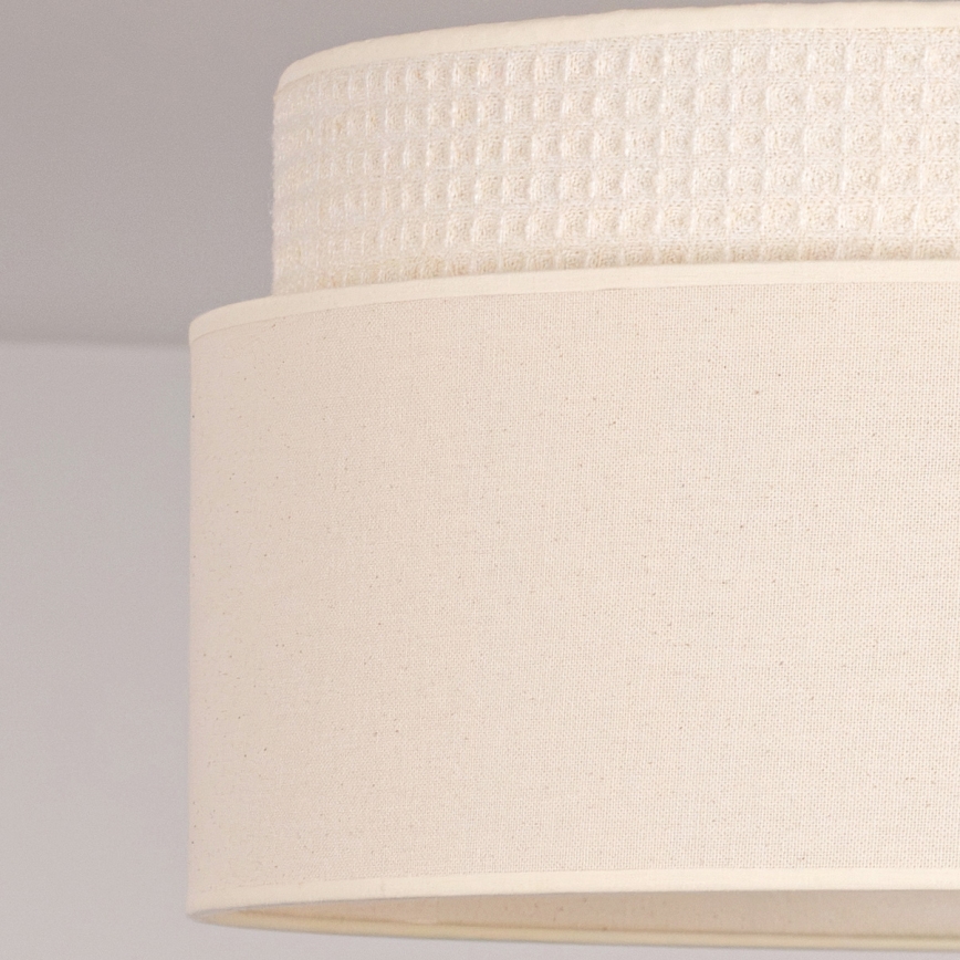 Brilagi - Lustre de teto de montagem direta PADOVA 1xE27/60W/230V Ø 40 cm cor creme