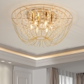 BRILAGI - Lustre de teto de montagem em superfície VASTERAS 6xE14/40W/230V, diâmetro 60 cm