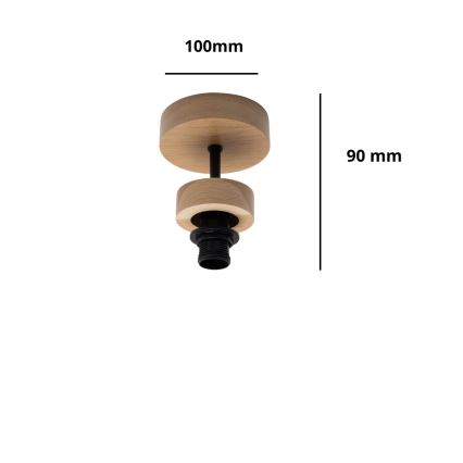 BRILAGI - Lustre de teto de montagem superficial PARTY 1xE14/60W/230V carvalho