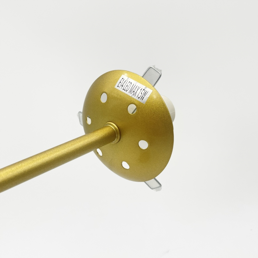 Brilagi - Lustre de teto de sobrepor MALIVA 4xE14/15W/230V dourado/branco