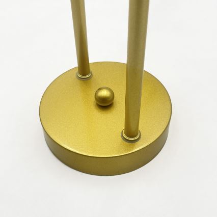 Brilagi - Lustre de teto de sobrepor MALIVA 4xE14/15W/230V dourado/branco