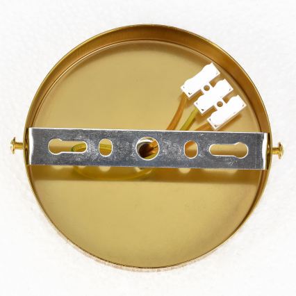 Brilagi - Lustre de teto de superfície ECLIPSE 7xE14/10W/230V Ø 48 cm preto/dourado