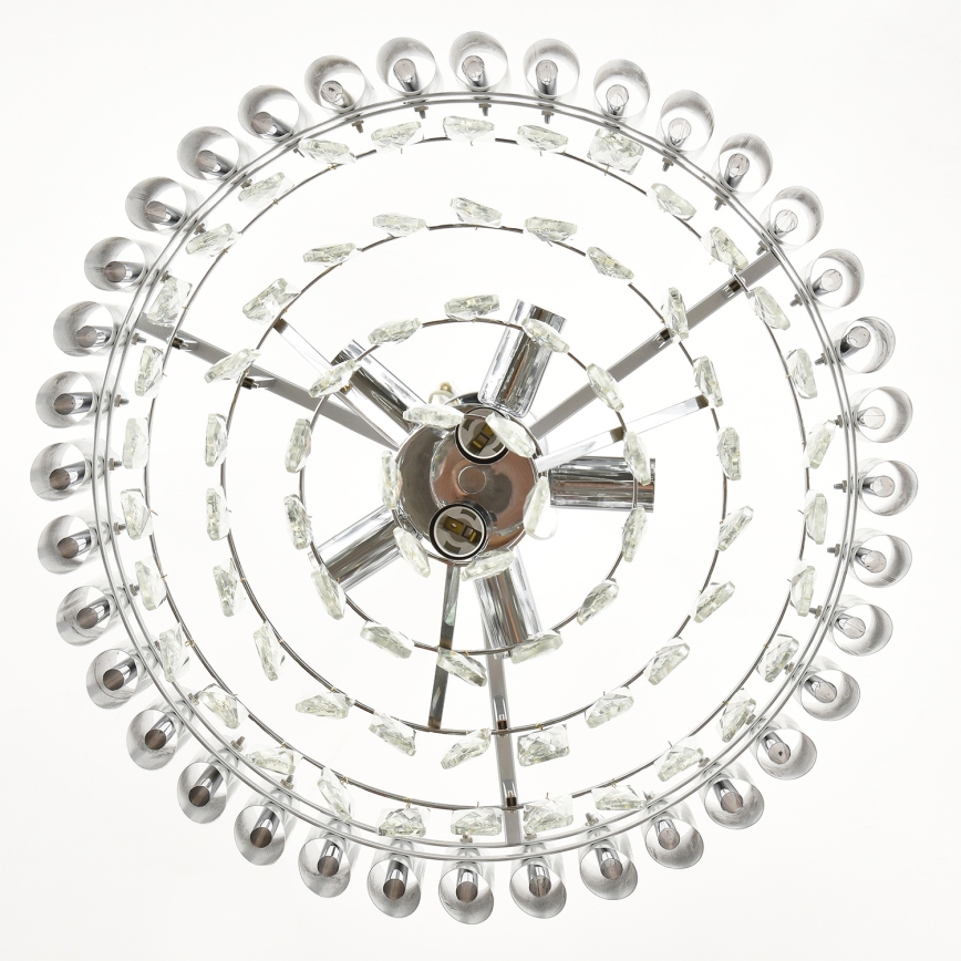 Brilagi - Lustre de teto ECLIPSE 7xE14/10W/230V Ø 48 cm prateado