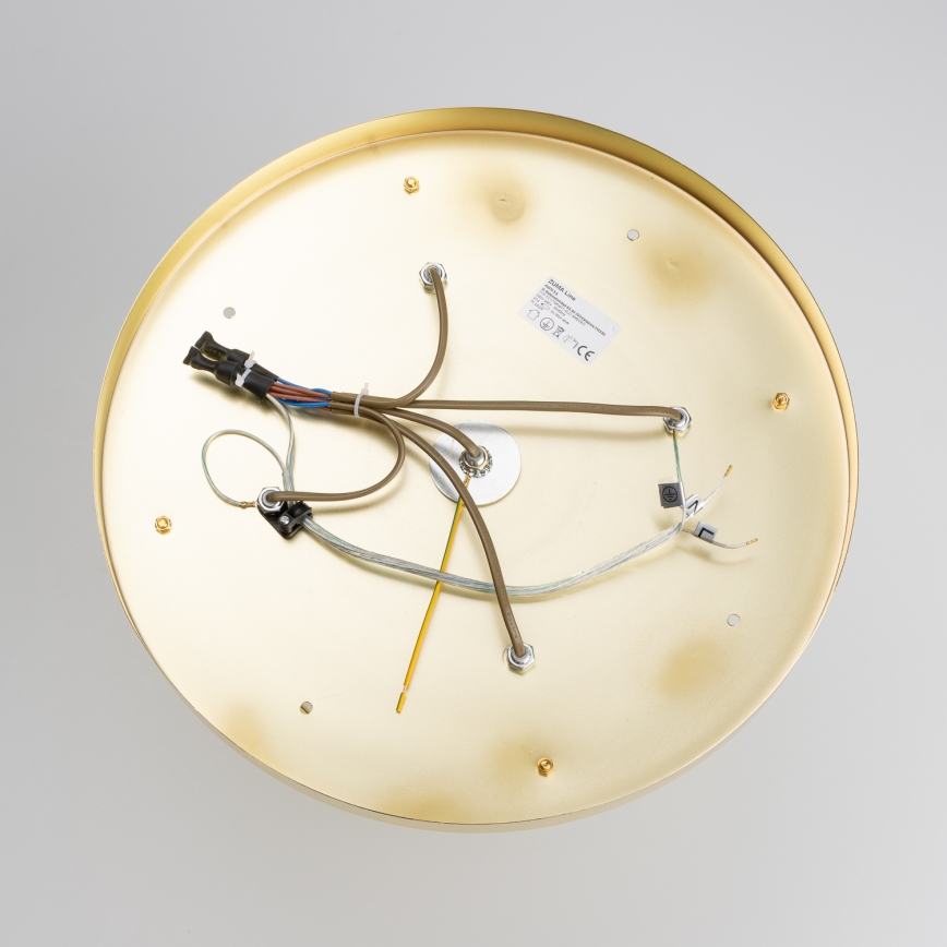 Brilagi - Candeeiro de teto LED de cristal MOZART, 5x E14/40W/230V, diâmetro 40 cm, dourado