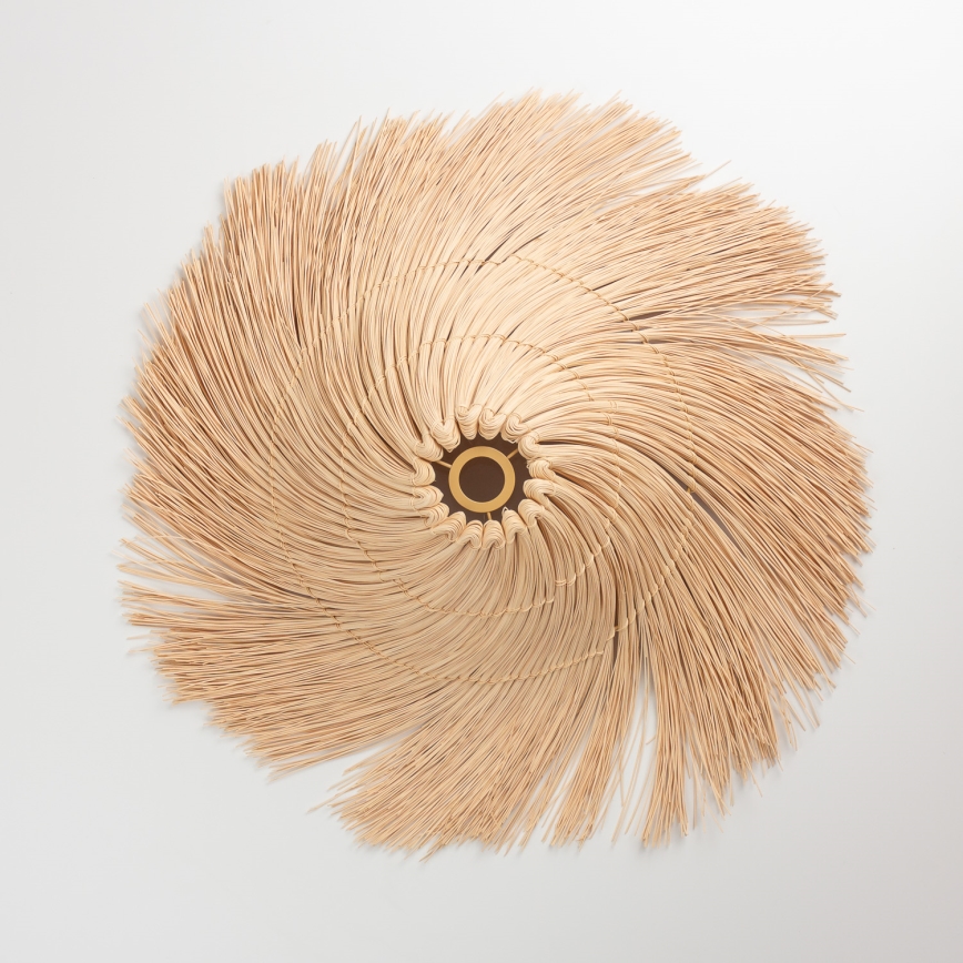 Brilagi - Lustre de teto LED CERIA BOHO 1xE27/40W/230V Ø 100 cm rattan