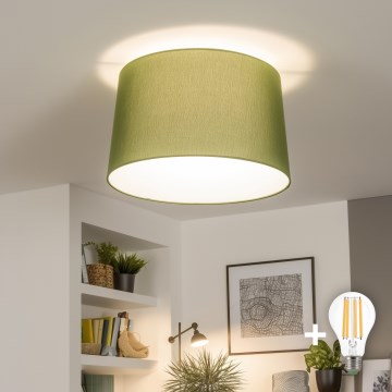 Brilagi - Lustre de teto LED CERIA de montagem em superfície 1xE27/40W/230V, diâmetro 45 cm, verde