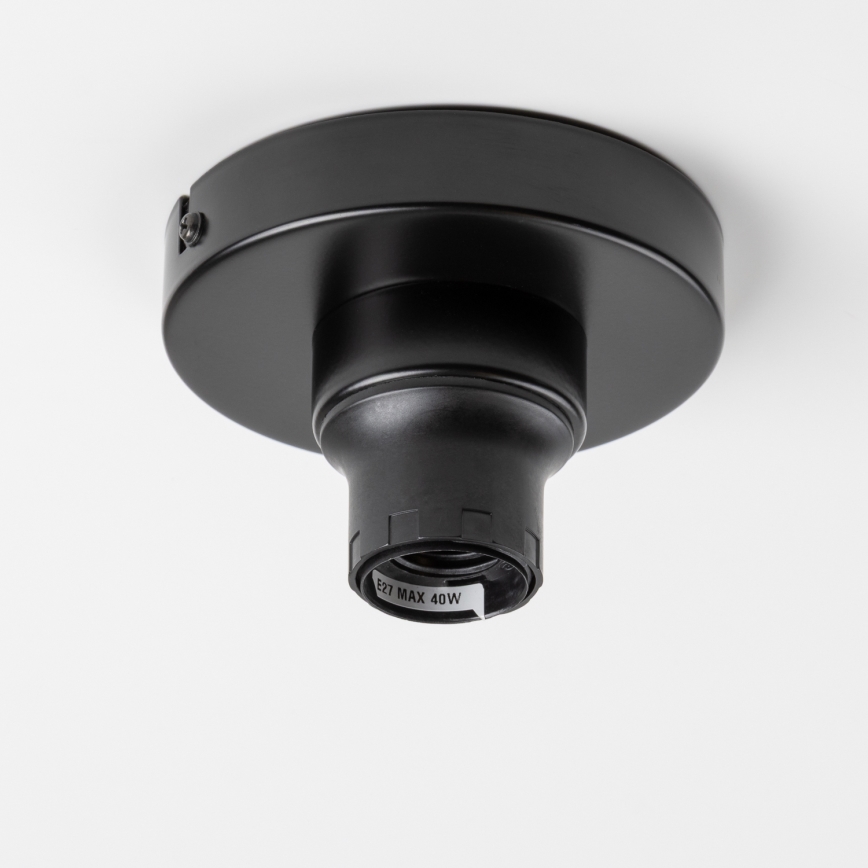 Brilagi - Lustre de teto LED CERIA WIRE 1xE27/40W/230V 40x56 cm preto