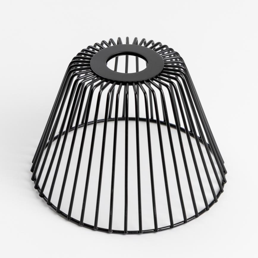 Brilagi - Lustre de teto LED CERIA WIRE 1xE27/60W/230V diâmetro 21 cm preto