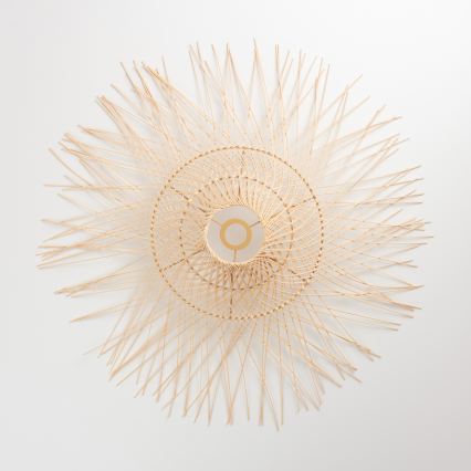 Brilagi - Lustre de teto LED de montagem em superfície CERIA BOHO 1xE27/40W/230V Ø 70 cm bambu/carvalho