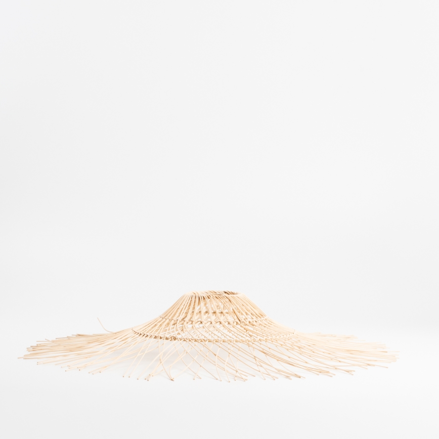 Brilagi - Lustre de teto LED de montagem em superfície CERIA BOHO 1xE27/40W/230V Ø 70 cm bambu/carvalho