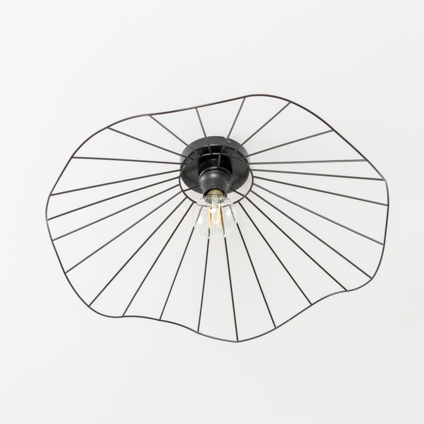 Brilagi - Lustre de Teto LED de Superfície CERIA WIRE 1xE27/40W/230V Ø 60 cm preto