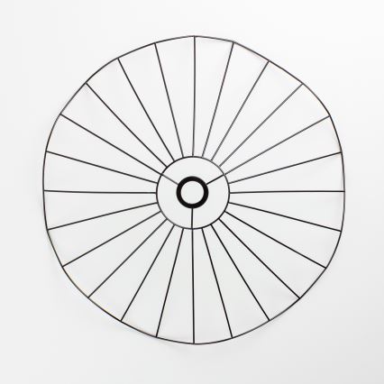 Brilagi - Lustre de Teto LED de Superfície CERIA WIRE 1xE27/40W/230V Ø 60 cm preto