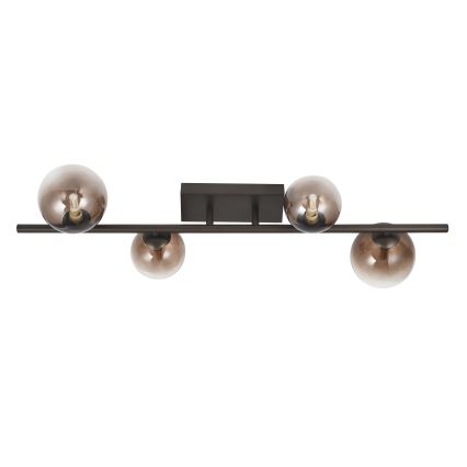 Brilagi - Lustre de Teto LED MILLA 4xG9/3W/230V castanho/castanho fumê