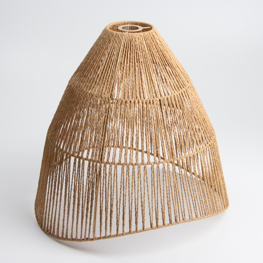 Brilagi - Lustre de teto LED sobreposto CERIA BOHO, 1x E27 (40 W, 230 V), Ø 70 cm, castanho