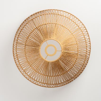 Brilagi - Lustre de teto LED sobreposto CERIA BOHO, 1x E27 (40 W, 230 V), Ø 70 cm, castanho