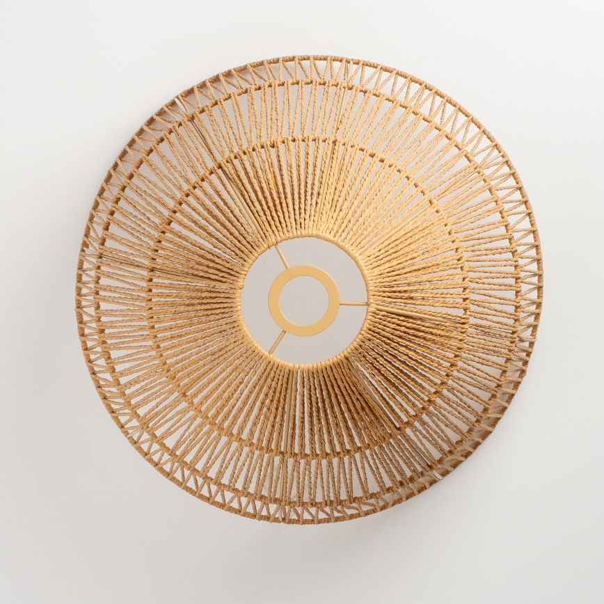 Brilagi - Lustre de teto LED sobreposto CERIA BOHO, 1x E27 (40 W, 230 V), Ø 70 cm, castanho