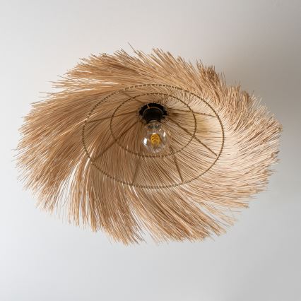 Brilagi - Lustre de teto LED sobreposto CERIA BOHO 1x E27/40W/230V Ø 70 cm em rattan