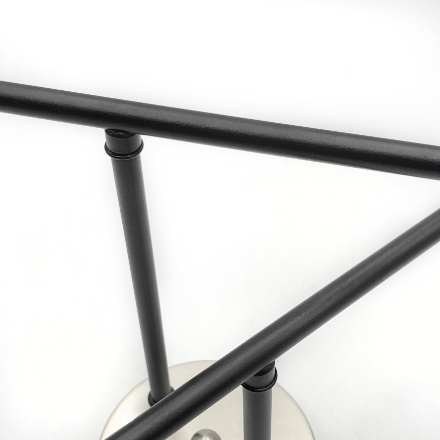 Brilagi - Lustre de teto MALIVA 4xE14/15W/230V cromado mate/fumê