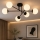 Brilagi - Lustre de teto MILO 6xE27/60W/230V preto