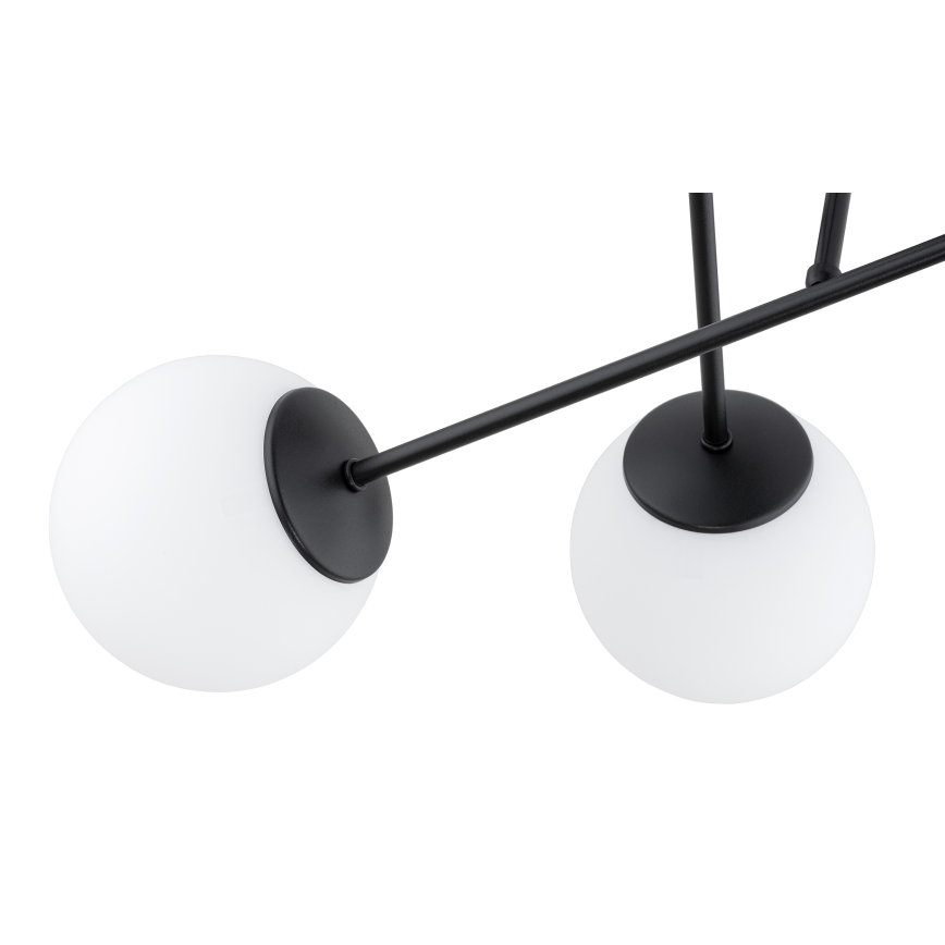 Brilagi - Lustre de teto MILO 6xE27/60W/230V preto