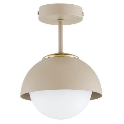 Brilagi - Lustre de teto sobreposto COSMO 1xE27/60W/230V bege/dourado