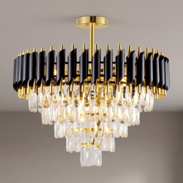 BRILAGI - Lustre de teto sobreposto ECLIPSE 9xE14/10W/230V Ø 58 cm dourado/preto