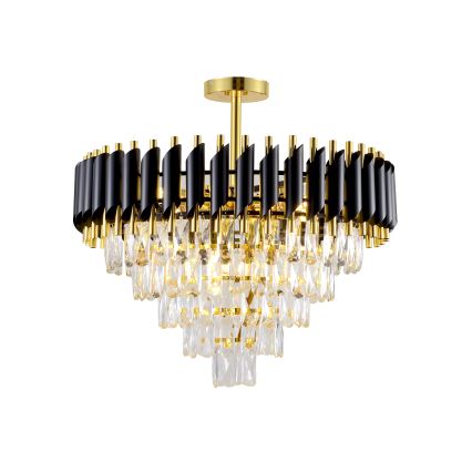 BRILAGI - Lustre de teto sobreposto ECLIPSE 9xE14/10W/230V Ø 58 cm dourado/preto