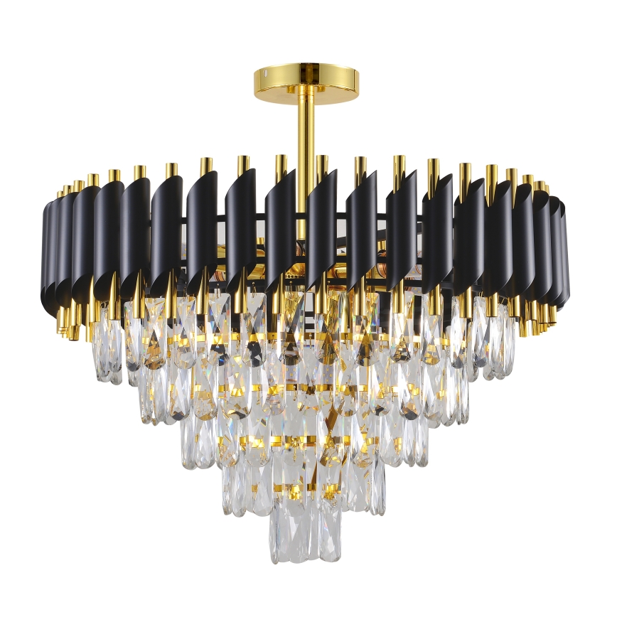 BRILAGI - Lustre de teto sobreposto ECLIPSE 9xE14/10W/230V Ø 58 cm dourado/preto