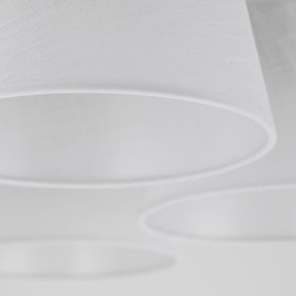 Brilagi - Lustre de teto sobreposto LATTE 5xE27/15W/230V pinho/branco