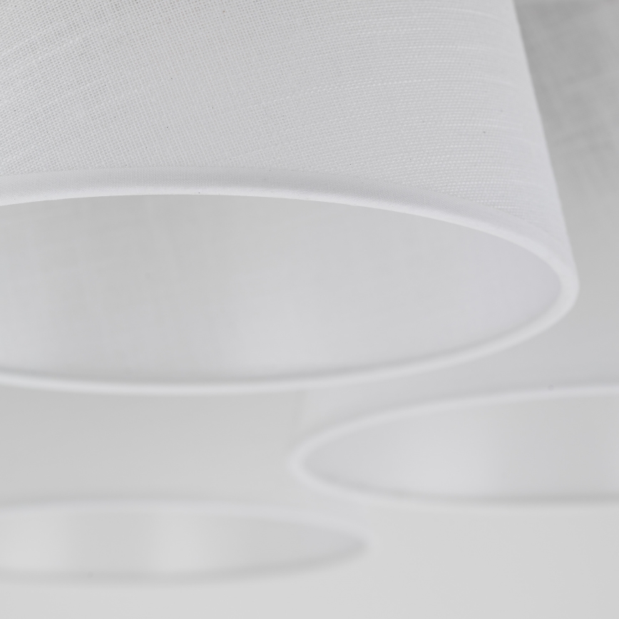 Brilagi - Lustre de teto sobreposto LATTE 5xE27/15W/230V pinho/branco