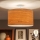Brilagi - Lustre de teto sobreposto LED CERIA 1xE27/60W/230V Ø 45 cm branco/bege