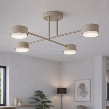 Brilagi - Lustre de teto sobreposto MONO 4xGX53/12W/230V, preto
