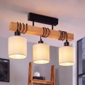 BRILAGI - Lustre de teto sobreposto NUBILA 3xE27/60W/230V pinho/creme