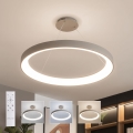 BRILAGI - Lustre dimerizável suspenso por cabo FALCON II LED/108W/230V 3000-6500K Ø 80 cm bege + controlo remoto