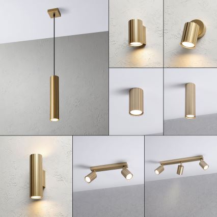 Brilagi - Lustre em cabo CRISPINA 1xGU10/10W/230V dourado