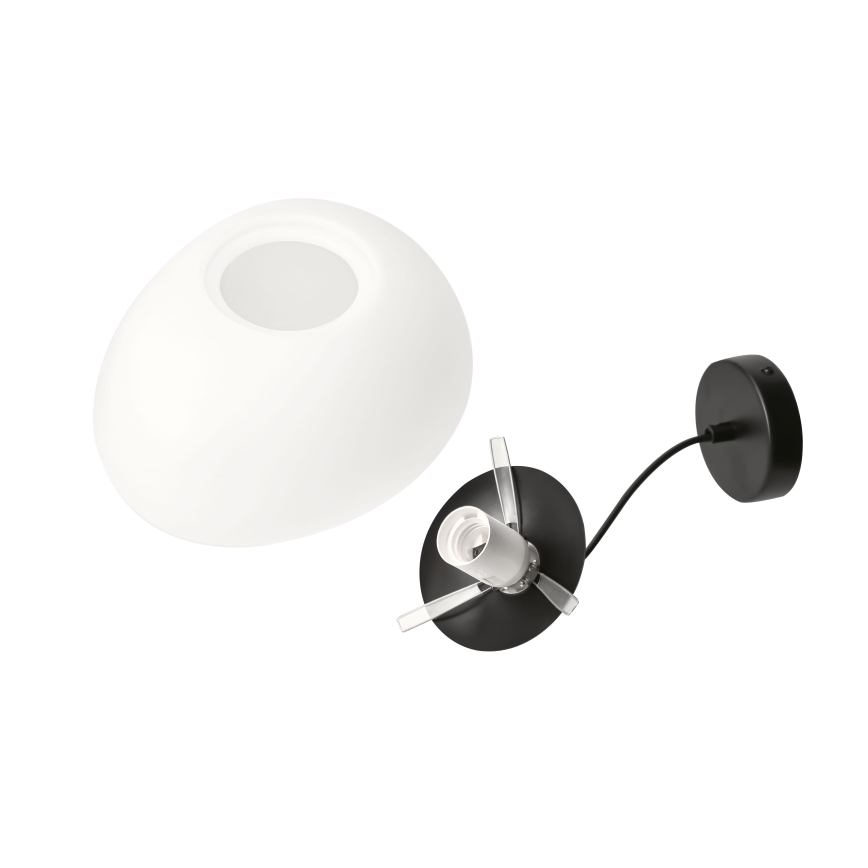BRILAGI - Lustre em cabo PEBBLES 1xE27/40W/230V Ø 20 cm preto