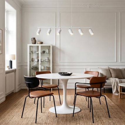 Brilagi - Lustre em cabo SELE 6xGU10/30W/230V branco
