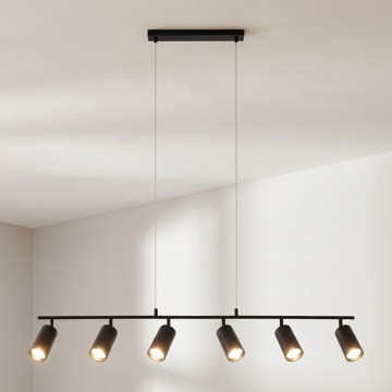 Brilagi - Lustre em cabo SELE 6xGU10/30W/230V preto