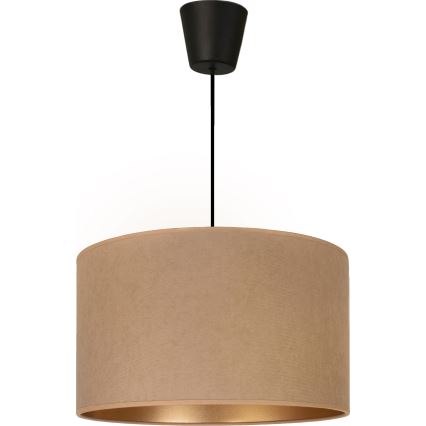 Brilagi - Lustre em cabo VELVET 1xE27/60W/230V Ø 40 cm bege/dourado
