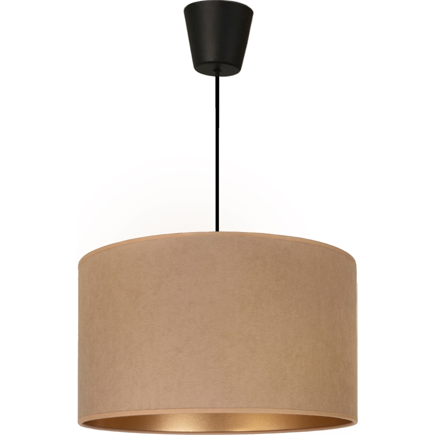 Brilagi - Lustre em cabo VELVET 1xE27/60W/230V Ø 40 cm bege/dourado