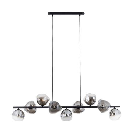 Brilagi - Lustre em cabo VULCANO 9xG9/8W/230V preto/fumê