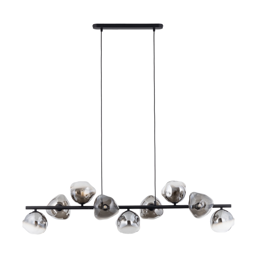 Brilagi - Lustre em cabo VULCANO 9xG9/8W/230V preto/fumê