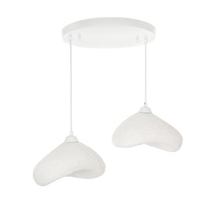 Brilagi - Lustre em cabo WABI SABI 2xE27/40W/230V Ø 45 cm branco