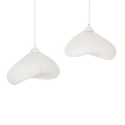 BRILAGI - Lustre em cabo WABI SABI 2xE27/40W/230V Ø 45 cm branco
