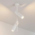 Brilagi - Lustre em haste BRANCH 2xGU10/30W/230V branco